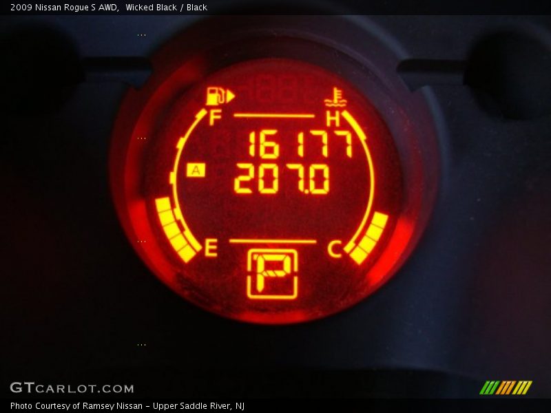 Wicked Black / Black 2009 Nissan Rogue S AWD