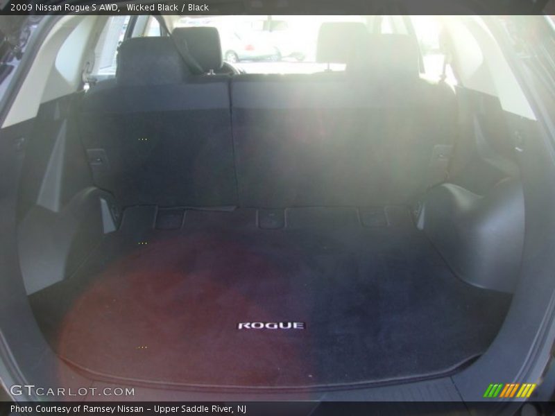 Wicked Black / Black 2009 Nissan Rogue S AWD