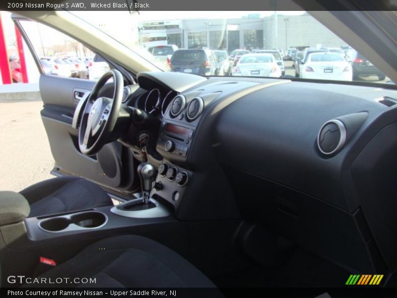 Wicked Black / Black 2009 Nissan Rogue S AWD