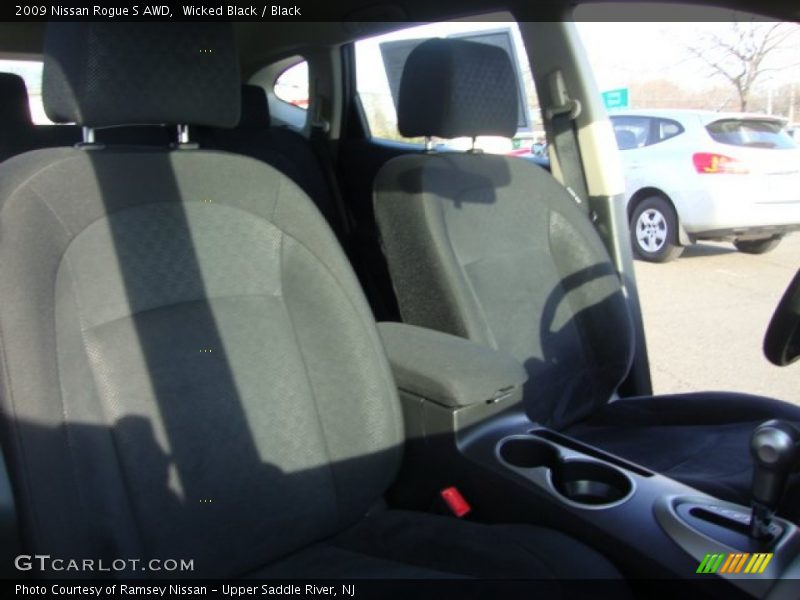 Wicked Black / Black 2009 Nissan Rogue S AWD