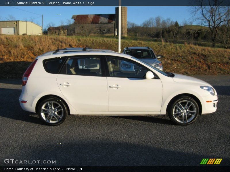 Polar White / Beige 2012 Hyundai Elantra SE Touring