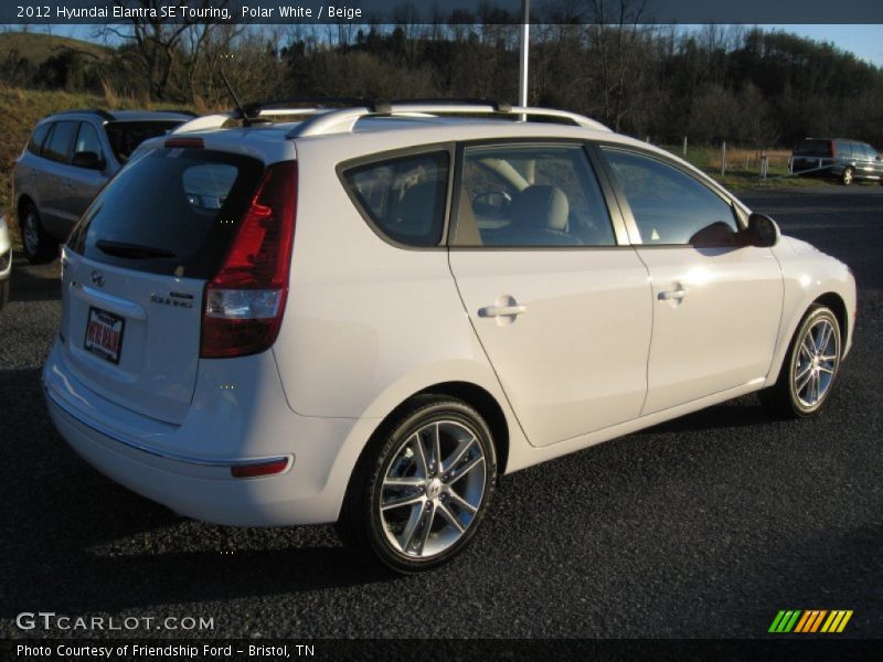 Polar White / Beige 2012 Hyundai Elantra SE Touring