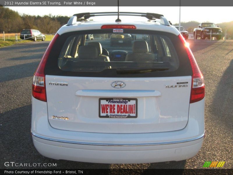 Polar White / Beige 2012 Hyundai Elantra SE Touring