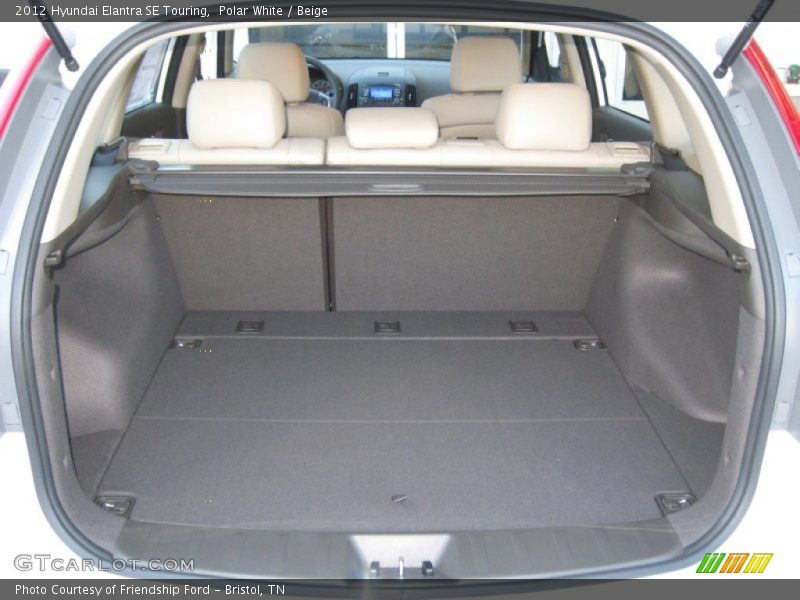 Polar White / Beige 2012 Hyundai Elantra SE Touring