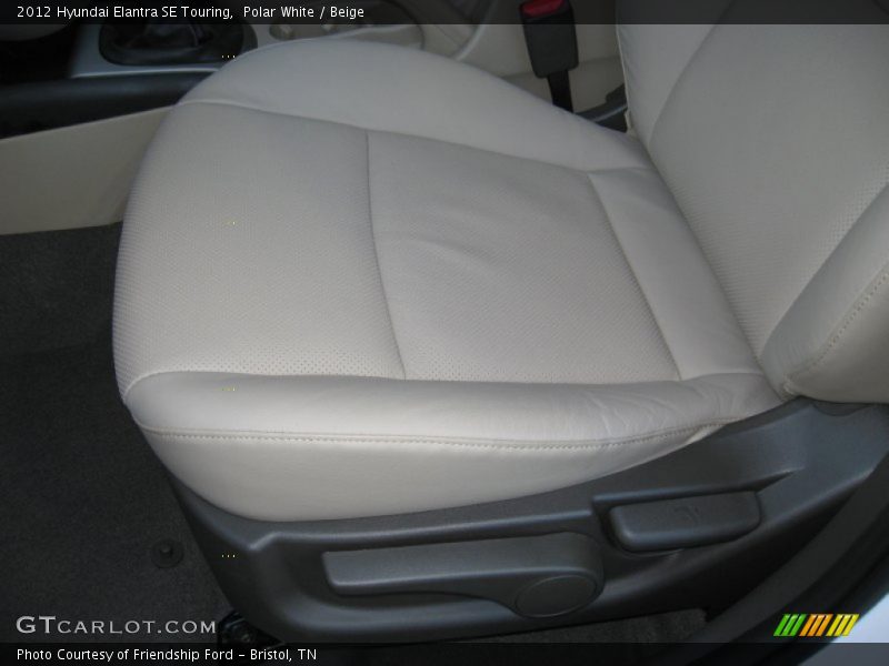 Polar White / Beige 2012 Hyundai Elantra SE Touring