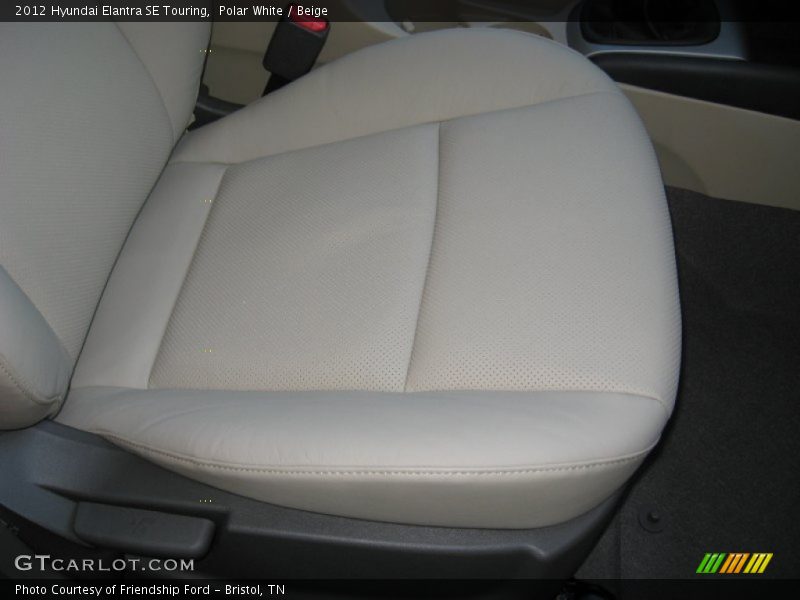 Polar White / Beige 2012 Hyundai Elantra SE Touring