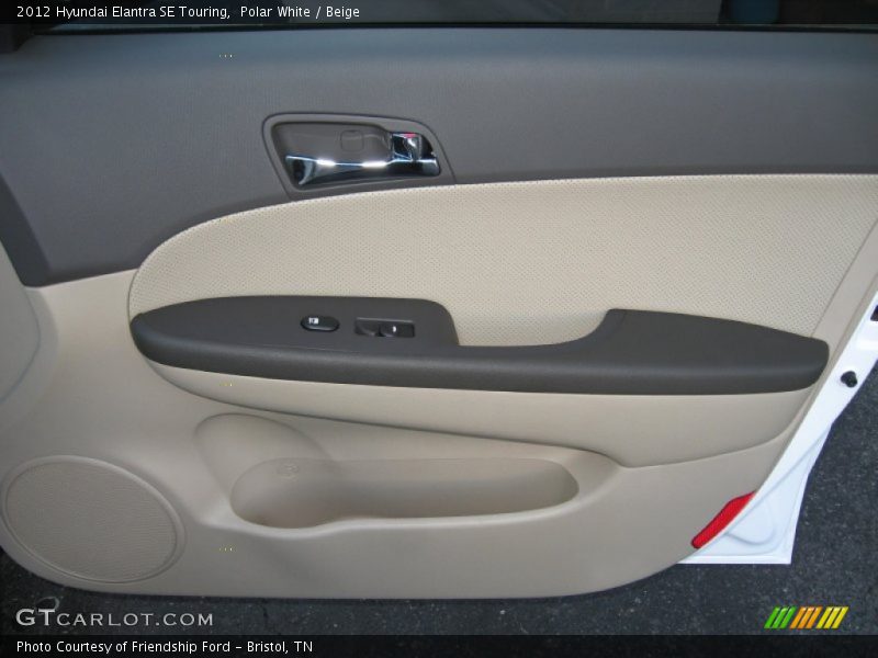 Polar White / Beige 2012 Hyundai Elantra SE Touring