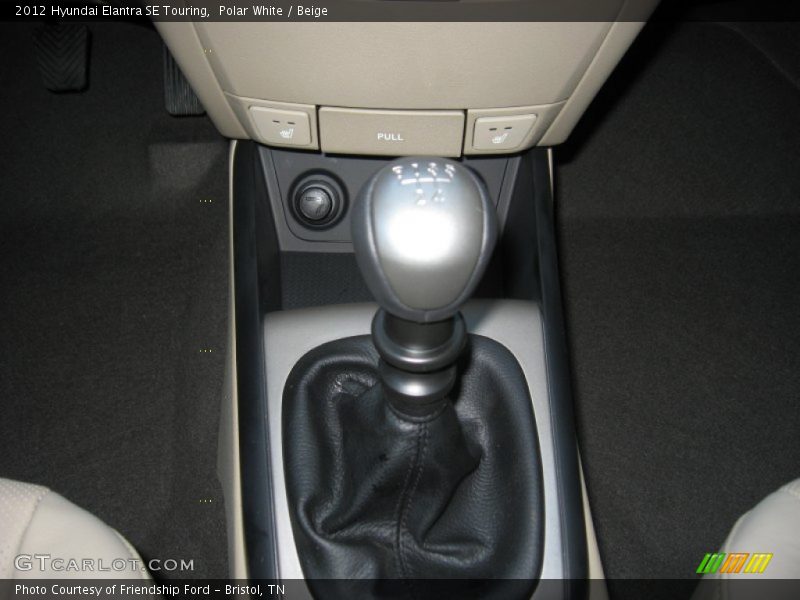 Polar White / Beige 2012 Hyundai Elantra SE Touring