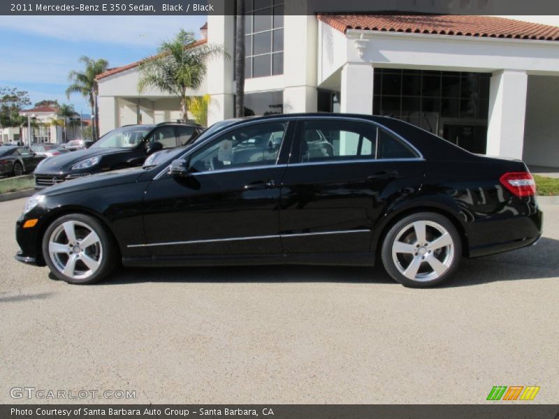 Black / Black 2011 Mercedes-Benz E 350 Sedan