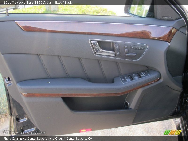 Black / Black 2011 Mercedes-Benz E 350 Sedan