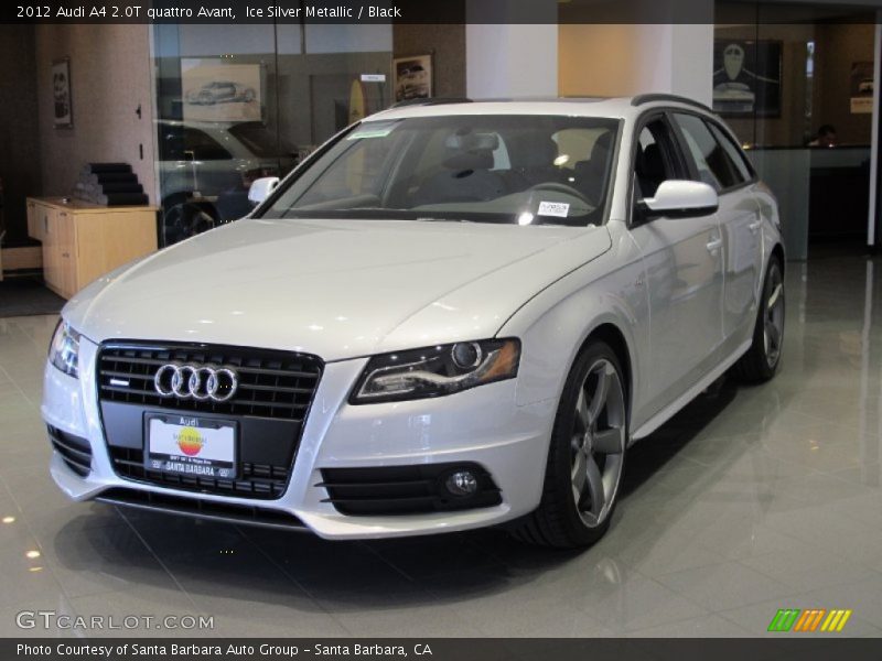 Ice Silver Metallic / Black 2012 Audi A4 2.0T quattro Avant