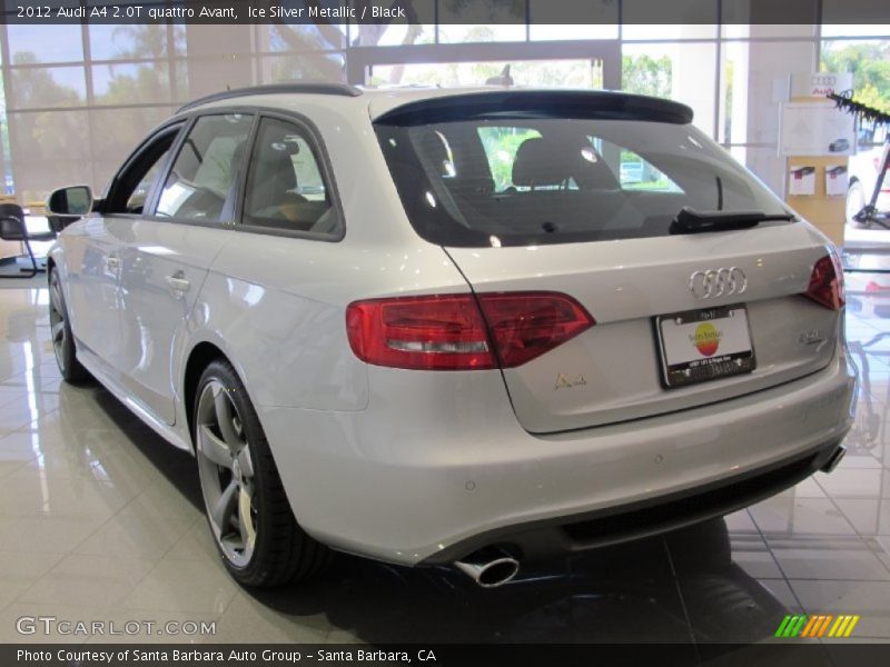 Ice Silver Metallic / Black 2012 Audi A4 2.0T quattro Avant