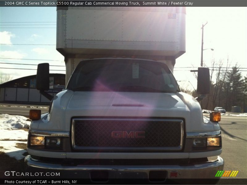 Summit White / Pewter Gray 2004 GMC C Series TopKick C5500 Regular Cab Commerical Moving Truck