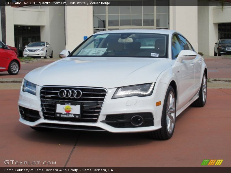 Ibis White / Velvet Beige 2012 Audi A7 3.0T quattro Premium
