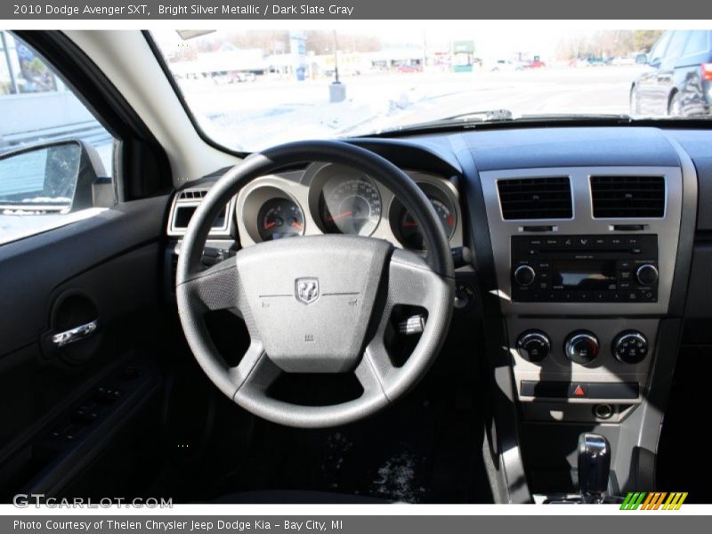 Bright Silver Metallic / Dark Slate Gray 2010 Dodge Avenger SXT