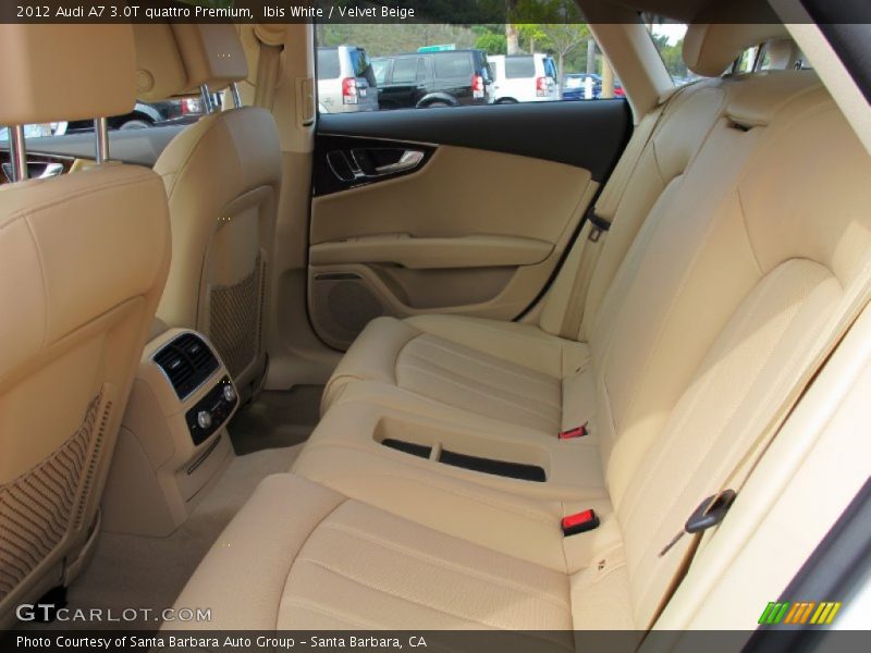 Rear Seat of 2012 A7 3.0T quattro Premium
