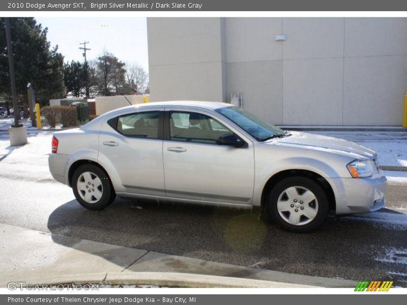 Bright Silver Metallic / Dark Slate Gray 2010 Dodge Avenger SXT