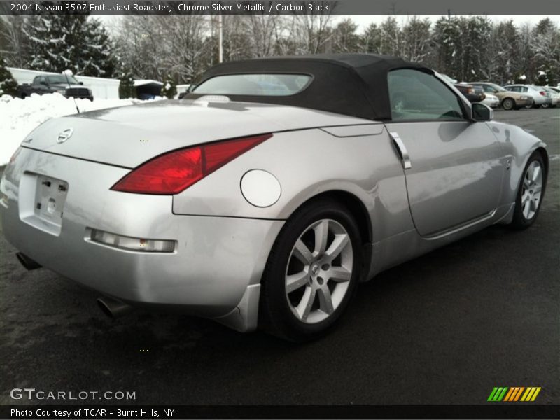 Chrome Silver Metallic / Carbon Black 2004 Nissan 350Z Enthusiast Roadster