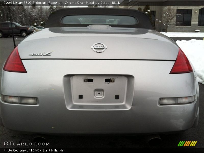 Chrome Silver Metallic / Carbon Black 2004 Nissan 350Z Enthusiast Roadster