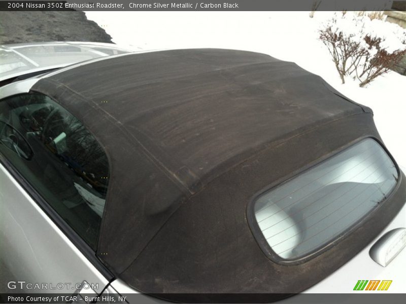 Chrome Silver Metallic / Carbon Black 2004 Nissan 350Z Enthusiast Roadster