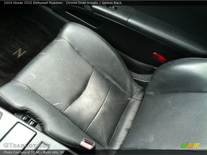 Chrome Silver Metallic / Carbon Black 2004 Nissan 350Z Enthusiast Roadster