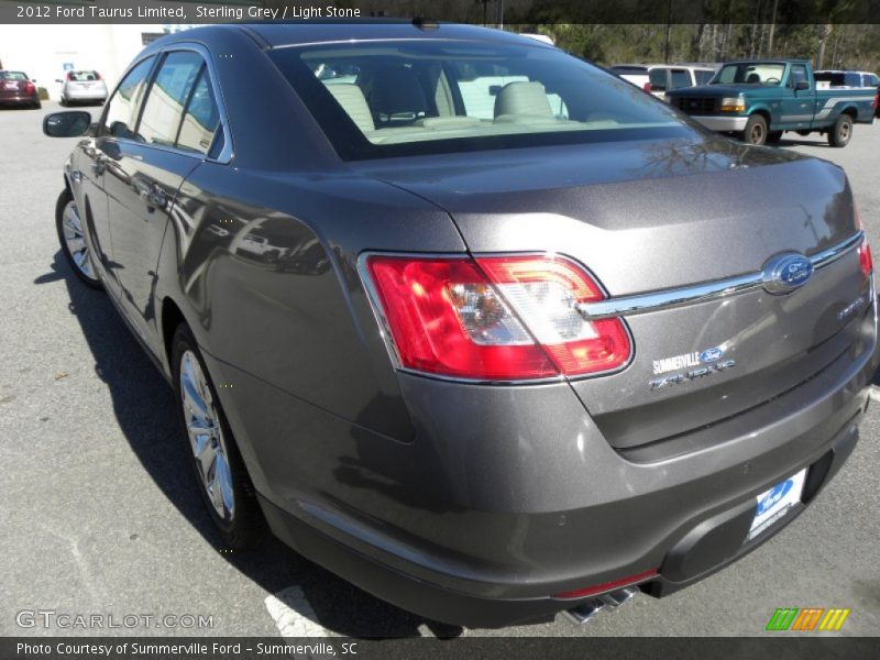 Sterling Grey / Light Stone 2012 Ford Taurus Limited