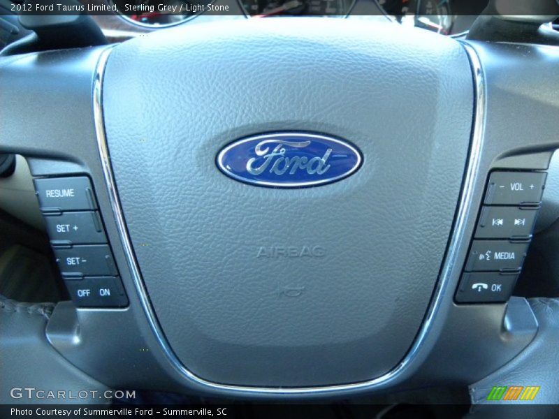 Sterling Grey / Light Stone 2012 Ford Taurus Limited