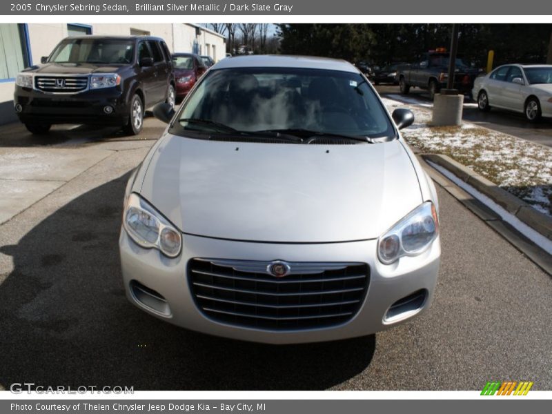 Brilliant Silver Metallic / Dark Slate Gray 2005 Chrysler Sebring Sedan