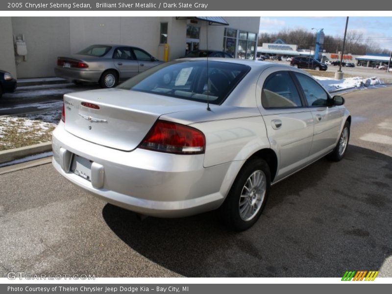 Brilliant Silver Metallic / Dark Slate Gray 2005 Chrysler Sebring Sedan