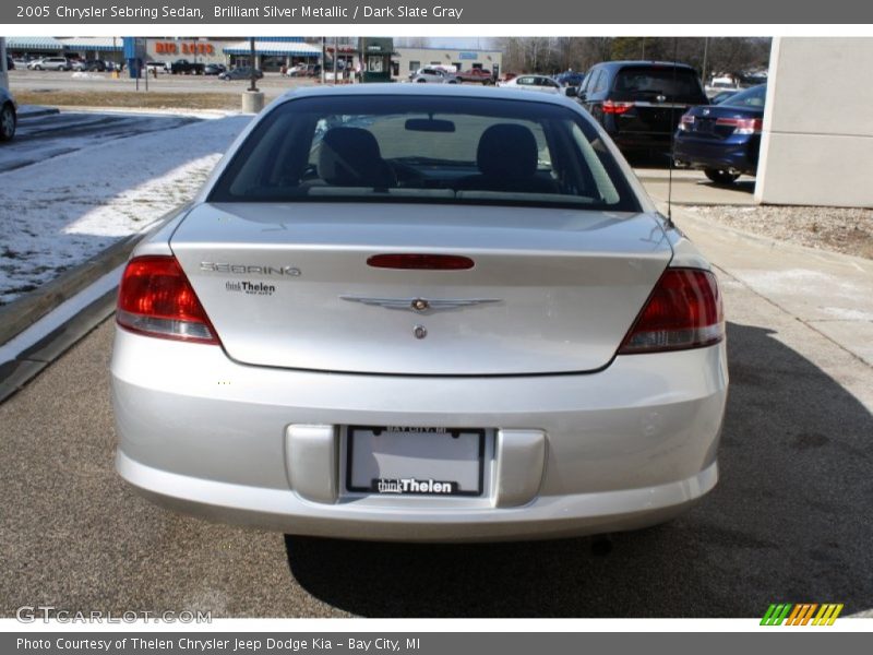 Brilliant Silver Metallic / Dark Slate Gray 2005 Chrysler Sebring Sedan
