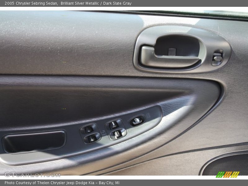 Brilliant Silver Metallic / Dark Slate Gray 2005 Chrysler Sebring Sedan