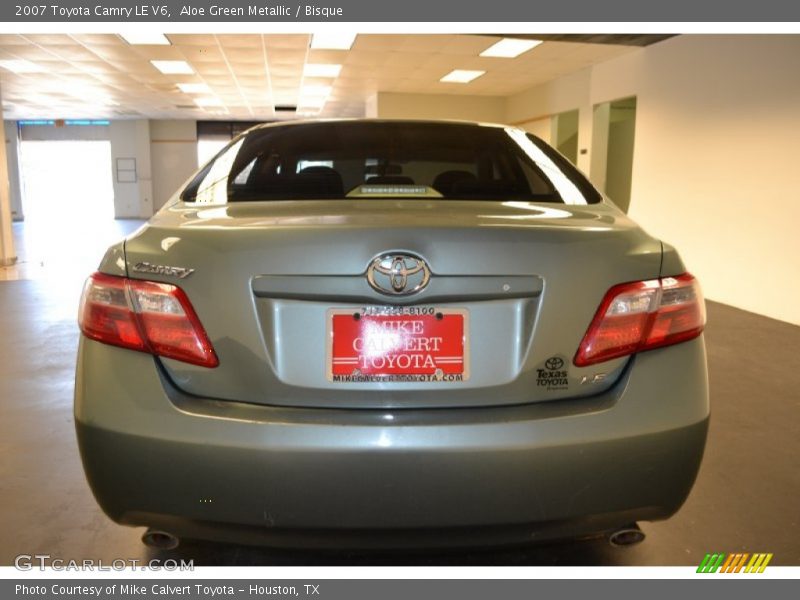 Aloe Green Metallic / Bisque 2007 Toyota Camry LE V6