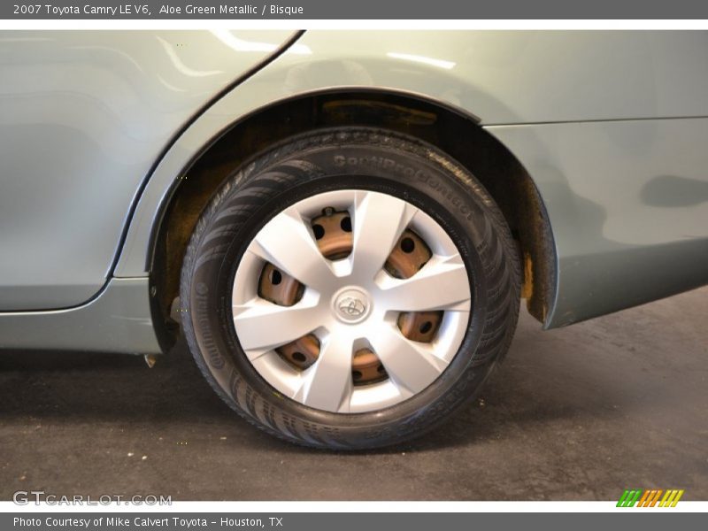 Aloe Green Metallic / Bisque 2007 Toyota Camry LE V6
