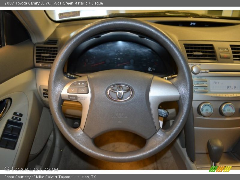 Aloe Green Metallic / Bisque 2007 Toyota Camry LE V6