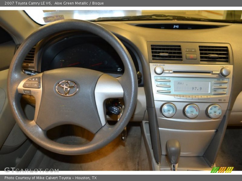 Aloe Green Metallic / Bisque 2007 Toyota Camry LE V6