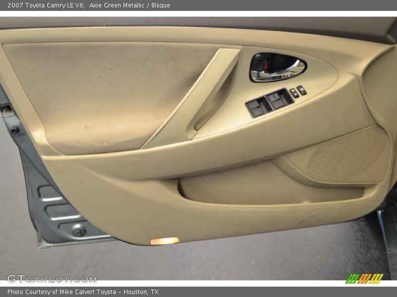 Aloe Green Metallic / Bisque 2007 Toyota Camry LE V6