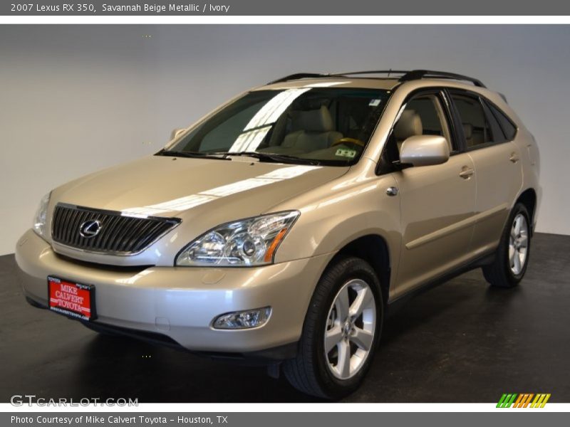Savannah Beige Metallic / Ivory 2007 Lexus RX 350