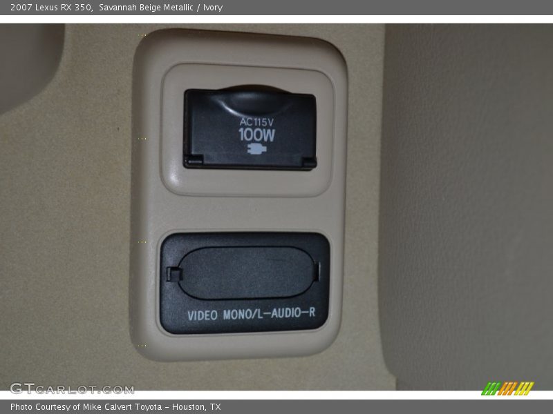 Savannah Beige Metallic / Ivory 2007 Lexus RX 350