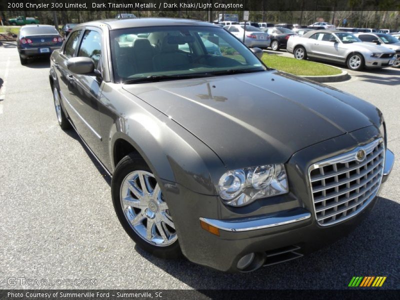 Dark Titanium Metallic / Dark Khaki/Light Graystone 2008 Chrysler 300 Limited
