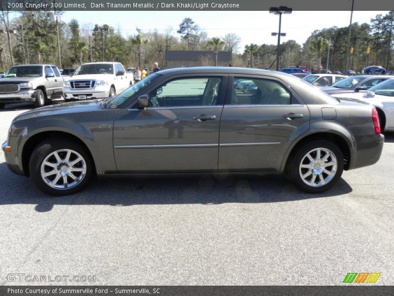 Dark Titanium Metallic / Dark Khaki/Light Graystone 2008 Chrysler 300 Limited