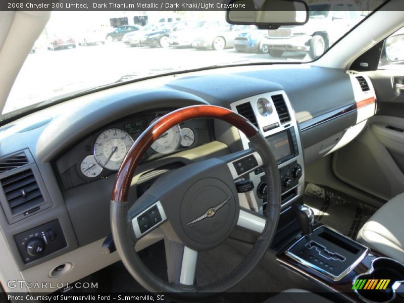 Dark Titanium Metallic / Dark Khaki/Light Graystone 2008 Chrysler 300 Limited