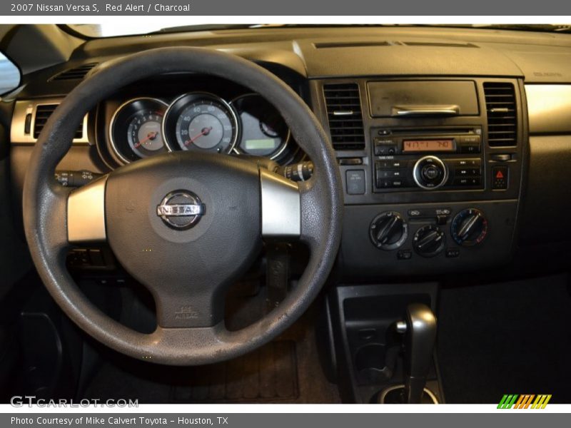 Red Alert / Charcoal 2007 Nissan Versa S