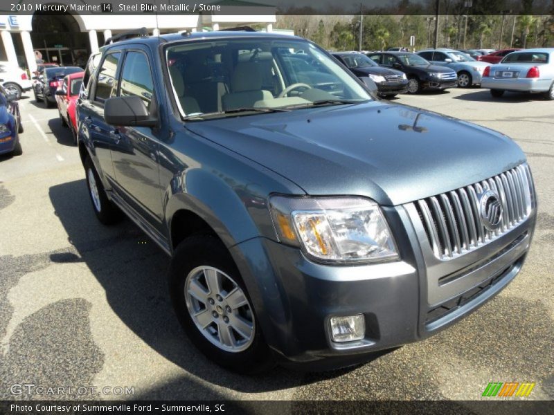 Steel Blue Metallic / Stone 2010 Mercury Mariner I4