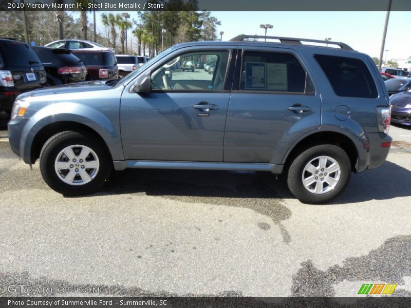 Steel Blue Metallic / Stone 2010 Mercury Mariner I4
