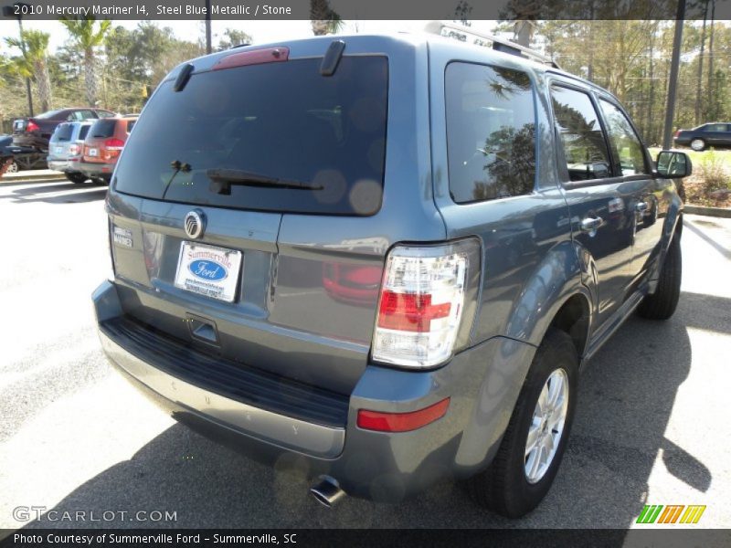 Steel Blue Metallic / Stone 2010 Mercury Mariner I4