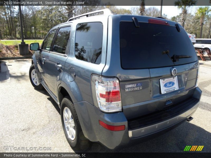 Steel Blue Metallic / Stone 2010 Mercury Mariner I4