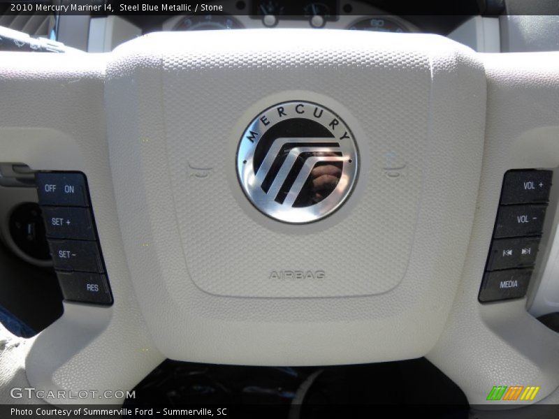 Steel Blue Metallic / Stone 2010 Mercury Mariner I4
