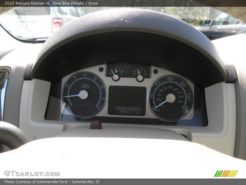 Steel Blue Metallic / Stone 2010 Mercury Mariner I4