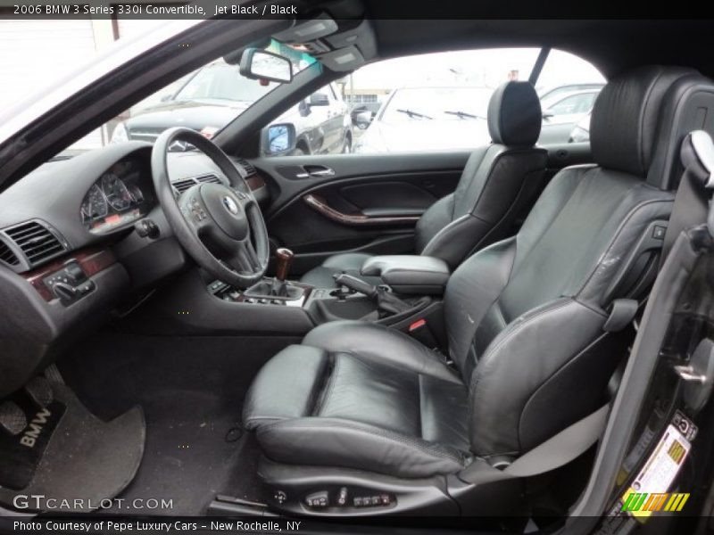 Jet Black / Black 2006 BMW 3 Series 330i Convertible