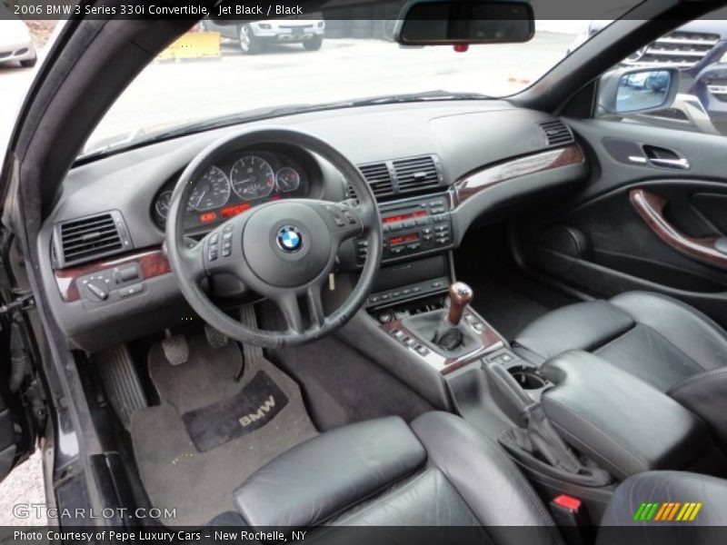 Jet Black / Black 2006 BMW 3 Series 330i Convertible